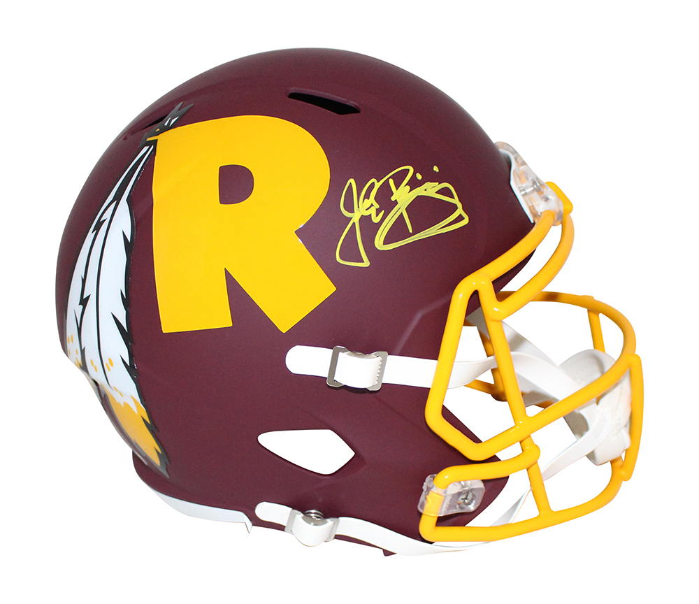 John Riggins Autographed/Signed Washington Redskins F/S AMP Helmet BAS 31416