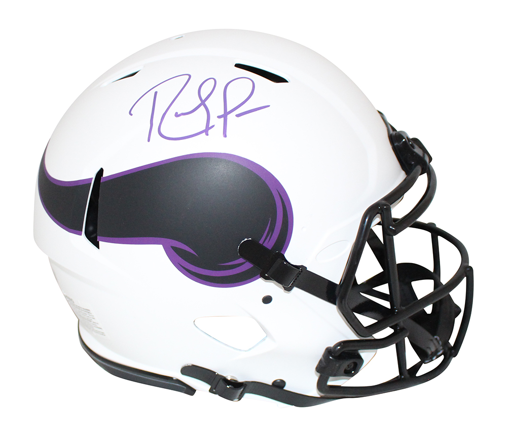 Randy Moss Signed Minnesota Vikings Authentic Lunar Speed Helmet BAS 31588
