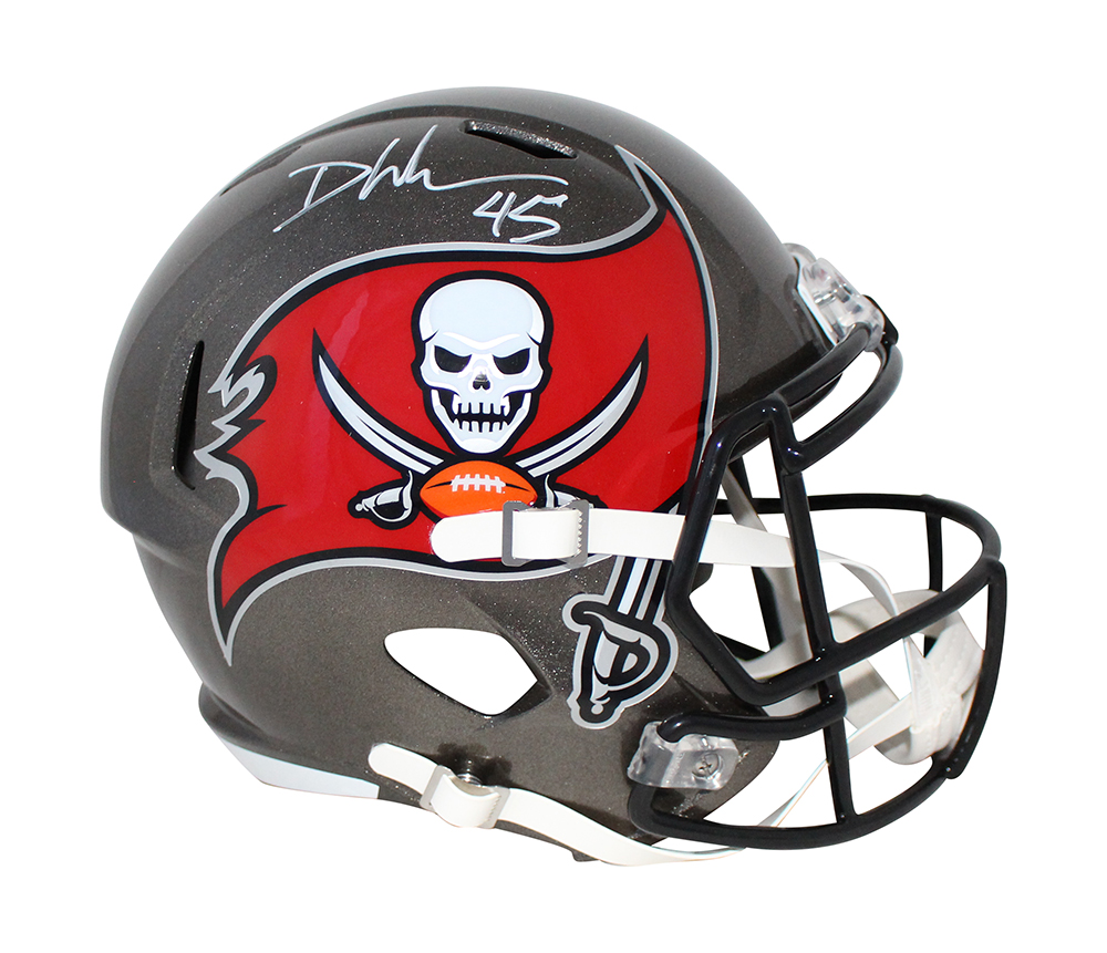 Devin White Autographed Tampa Bay Buccaneers F/S Speed Helmet BAS 31652