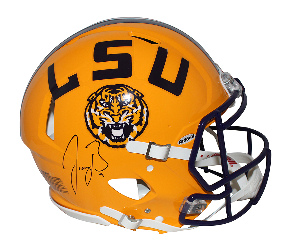 Joe Burrow Autographed/Signed LSU Tigers Authentic Speed Helmet FAN 31699