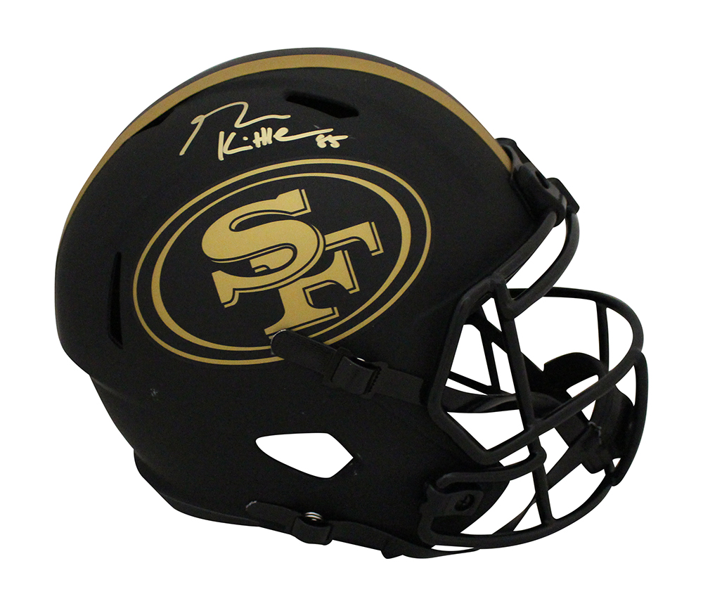 George Kittle Autographed San Francisco 49ers F/S Eclipse Speed Helmet BAS 31701