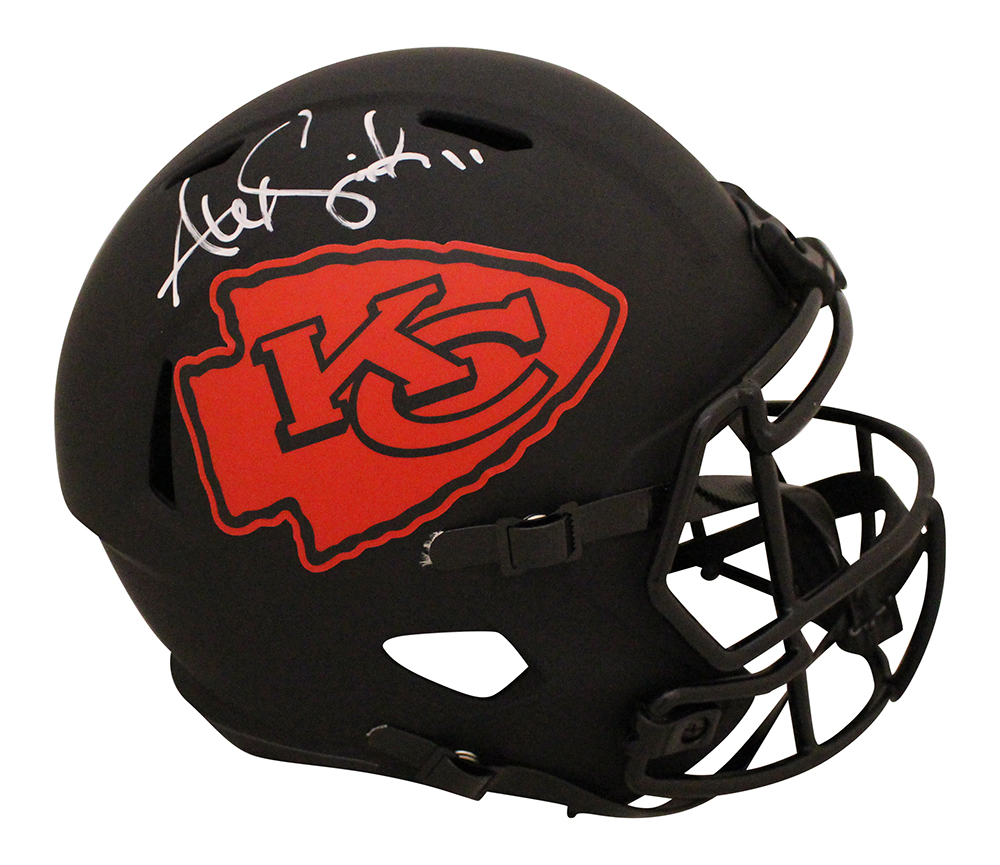 Alex Smith Autographed Kansas City Chiefs F/S Eclipse Speed Helmet BAS 31739