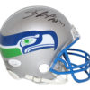Shaun Alexander Autographed Seattle Seahawks 83-01 TB Mini Helmet JSA 31850