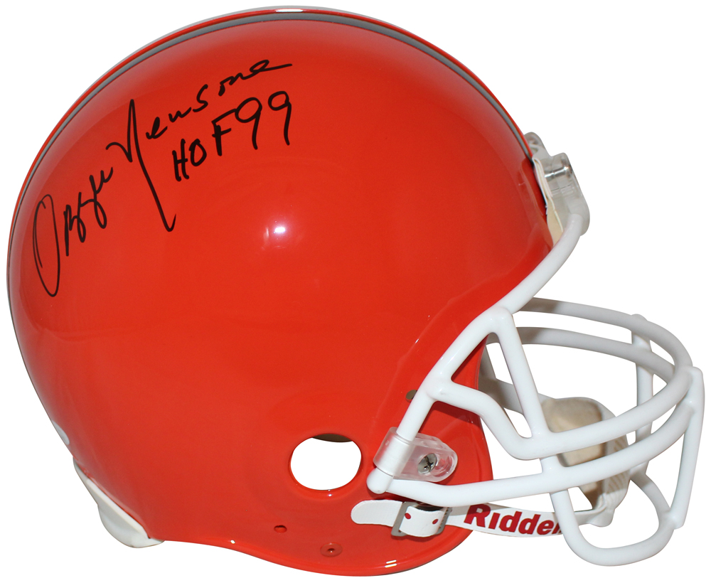 Ozzie Newsome Autographed Cleveland Browns Authentic Helmet HOF JSA 31887