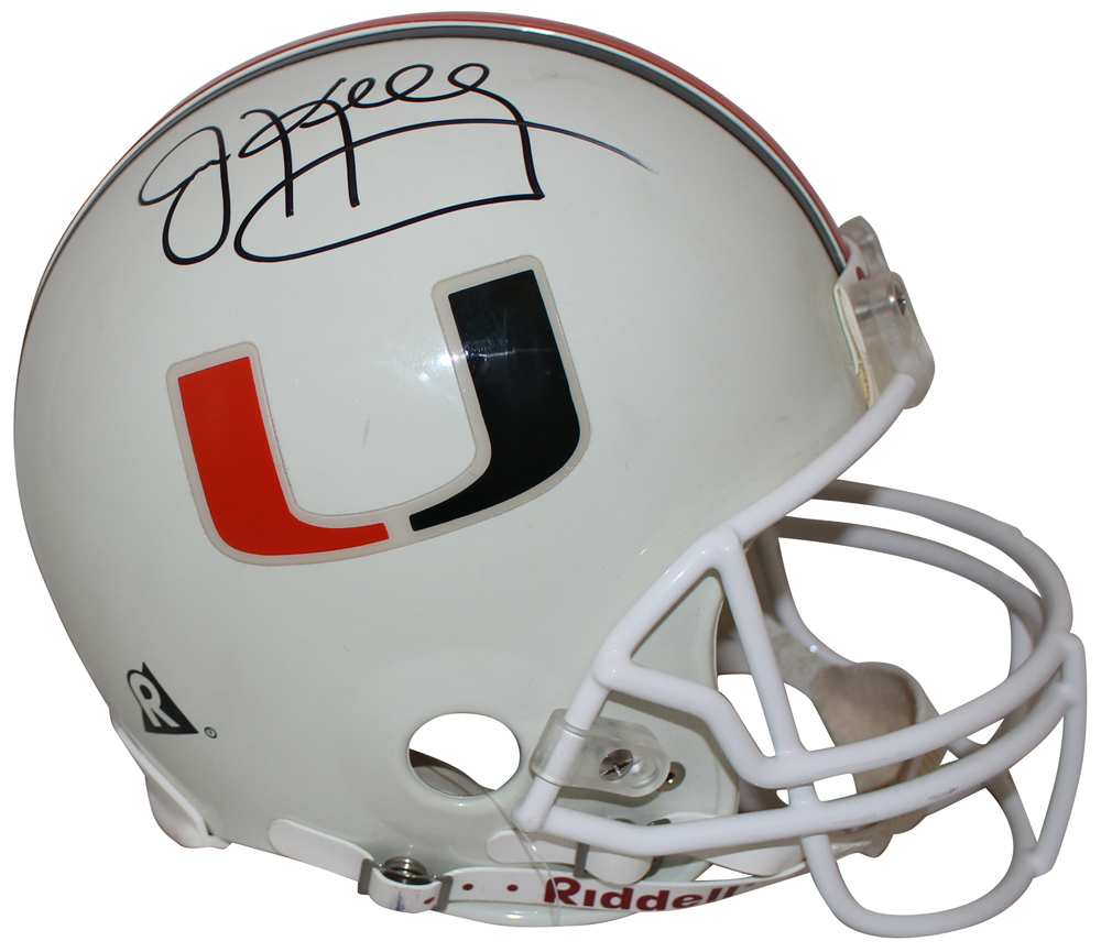 Jim Kelly Autographed/Signed Miami Hurricanes Authentic TB Helmet JSA 31891