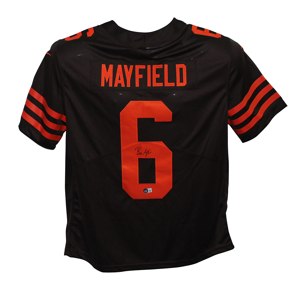 Baker Mayfield Autographed Cleveland Browns Nike Vapor XL Jersey BAS 32429