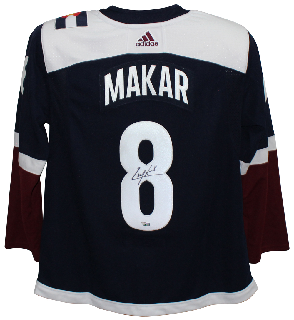 Cale Makar Colorado Avalanche Autographed White Adidas Authentic
