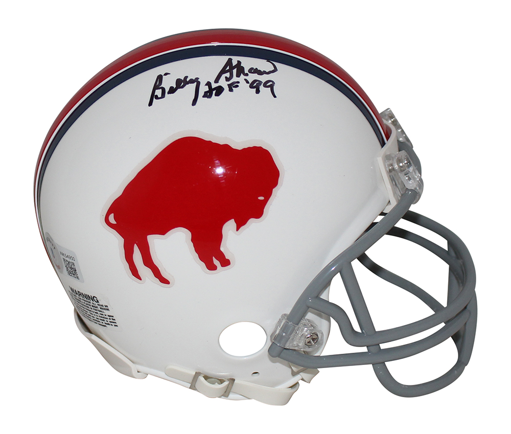 Billy Shaw Autographed/Signed Buffalo Bills 1965 TB Mini Helmet HOF BAS 32818