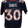 Terrell Davis Autographed Denver Broncos Blue Starter Jersey HOF BAS 32854