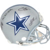 Aikman Smith Irvin & Johnston Signed Cowboys Authentic VSR4 Helmet BAS 32959