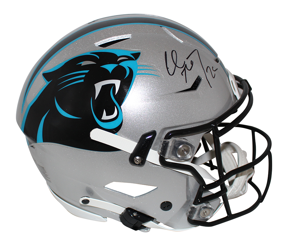 Christian McCaffrey Signed Panthers Authentic Speed Flex Helmet BAS 32961