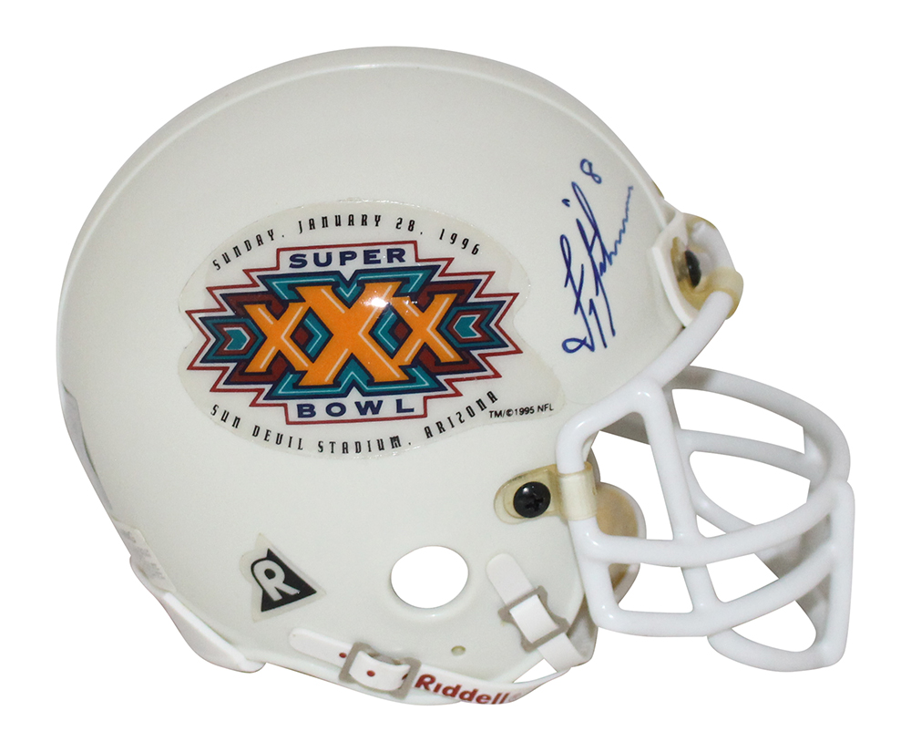 Troy Aikman Signed Cowboys Authentic Super Bowl XXX Mini Helmet BAS 33017