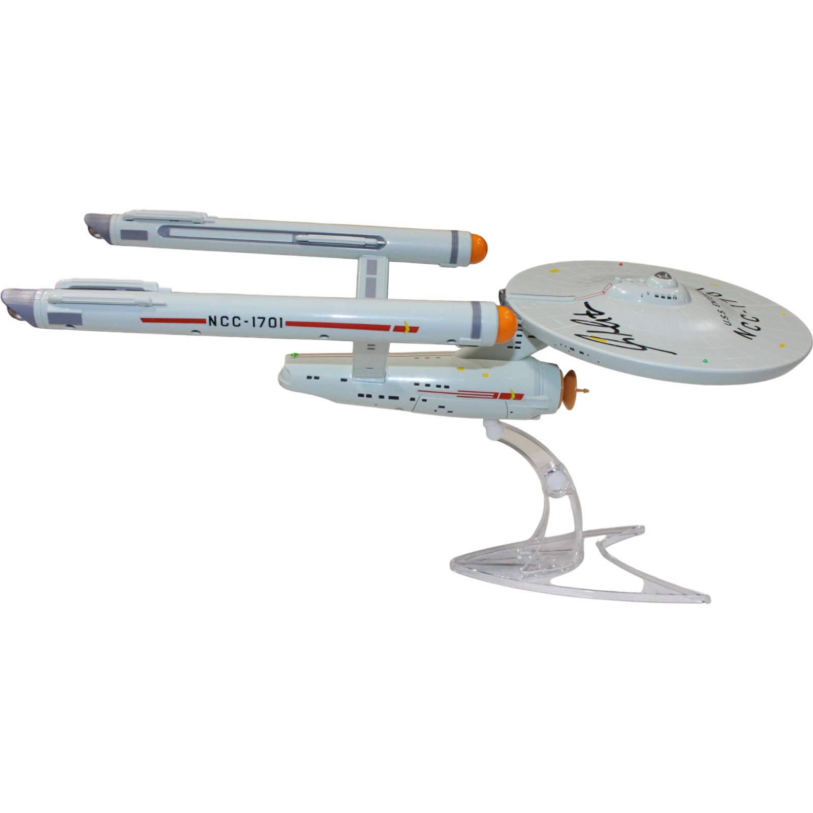 William Shatner Autographed Star Trek 21" USS Enterprise Ship Beckett 54591
