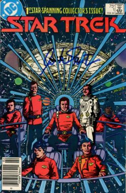 William Shatner Autographed Star Trek DC Comic February 1984 Beckett 54592