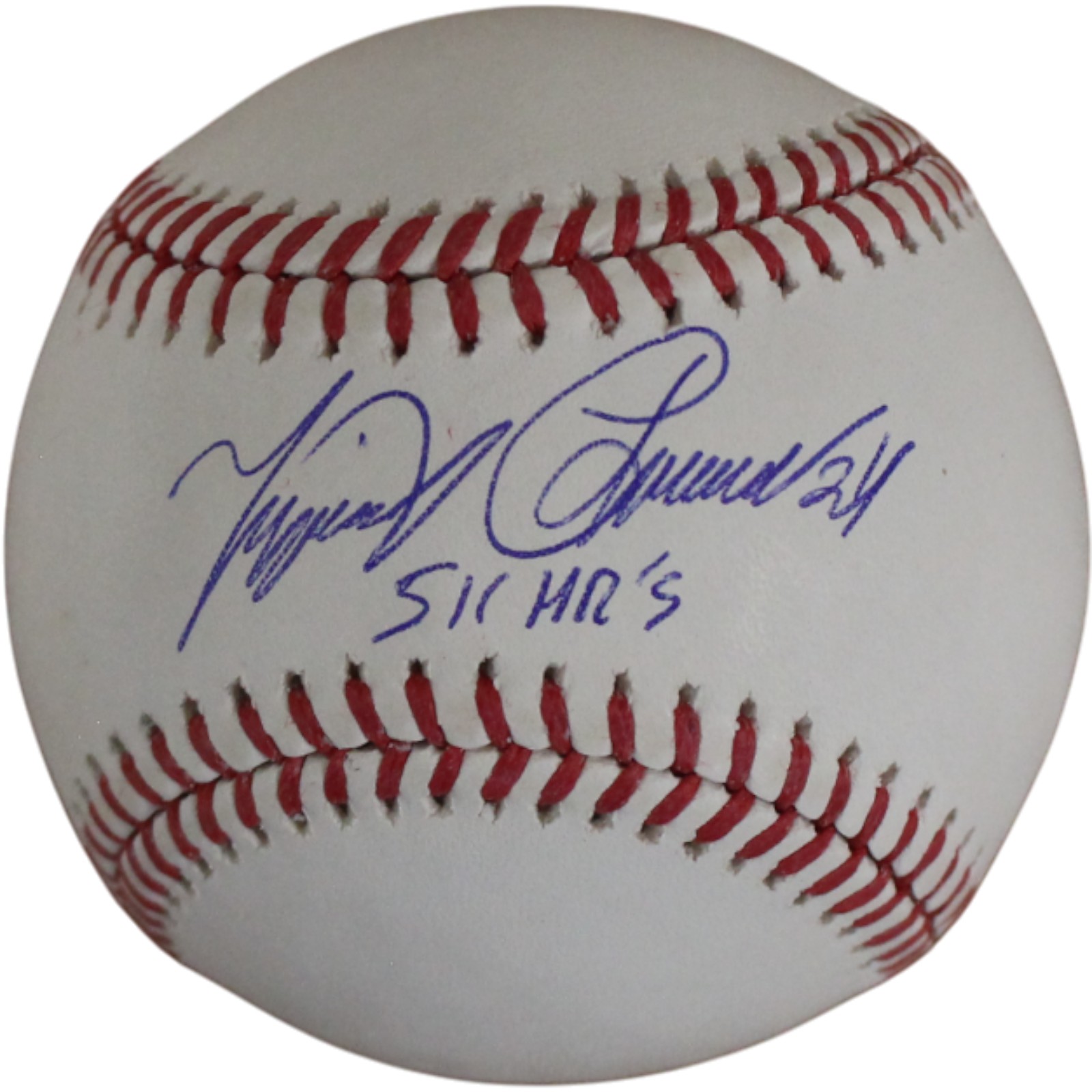 Miguel Cabrera Autographed Detroit Tigers OML Baseball 511 HR Beckett 54634