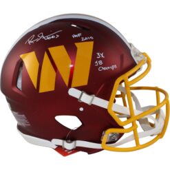 Russ Grimm Signed Washington Commanders Pro 25 Alt Helmet 3 insc Beckett 54595