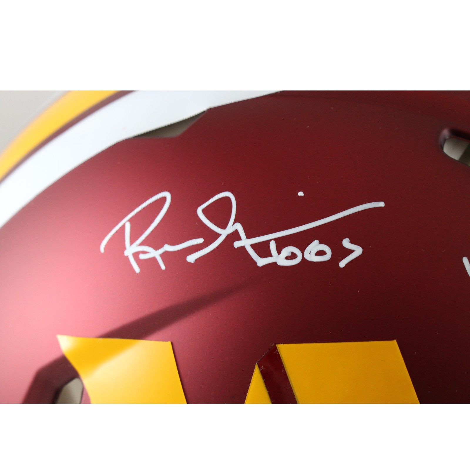 Russ Grimm Signed Washington Commanders Pro 25 Alt Helmet 3 insc Beckett 54595 2 Russ Grimm Signed Washington Commanders Pro 25 Alt Helmet 3 insc Beckett 54595