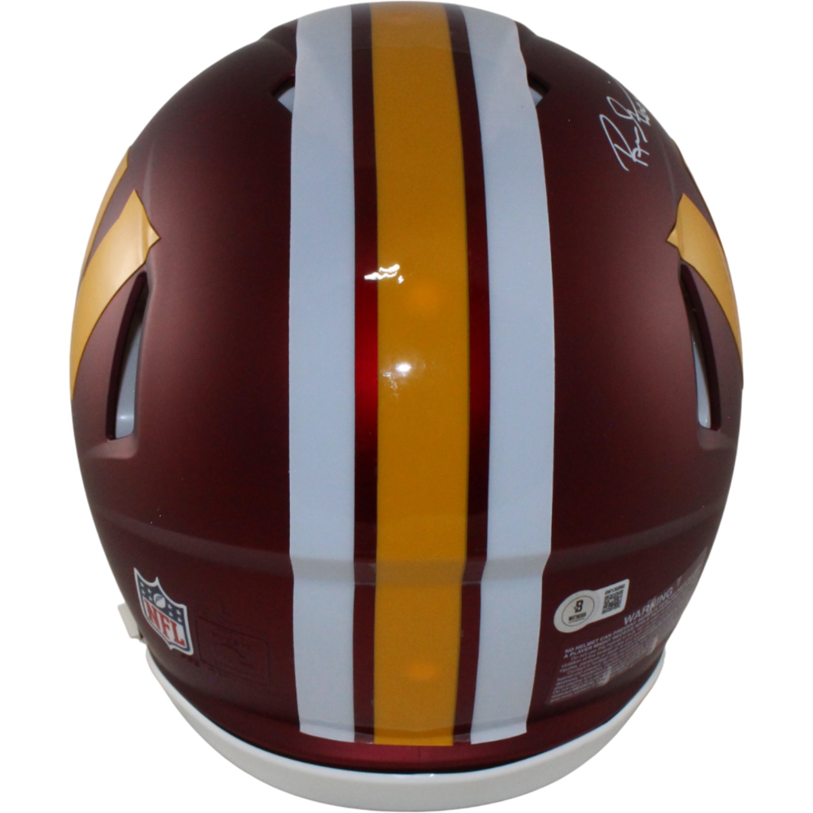 Russ Grimm Signed Washington Commanders Pro 25 Alt Helmet 3 insc Beckett 54595 4 Russ Grimm Signed Washington Commanders Pro 25 Alt Helmet 3 insc Beckett 54595