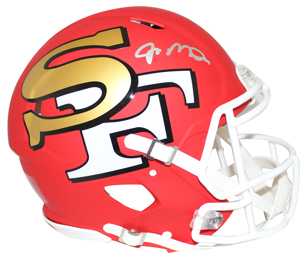 Joe Montana Signed San Francisco 49ers Authentic AMP Speed Helmet JSA 29621