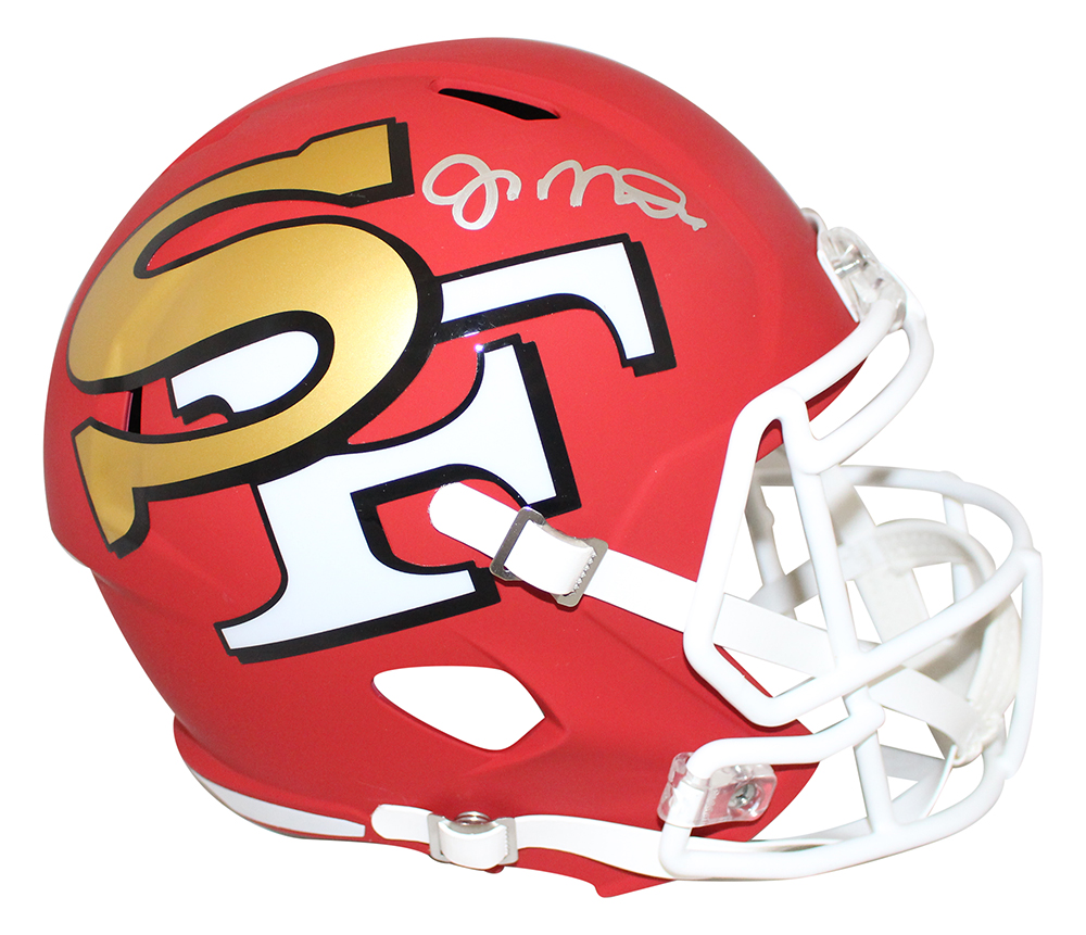 Joe Montana Autographed San Francisco 49ers F/S AMP Speed Helmet JSA 29622