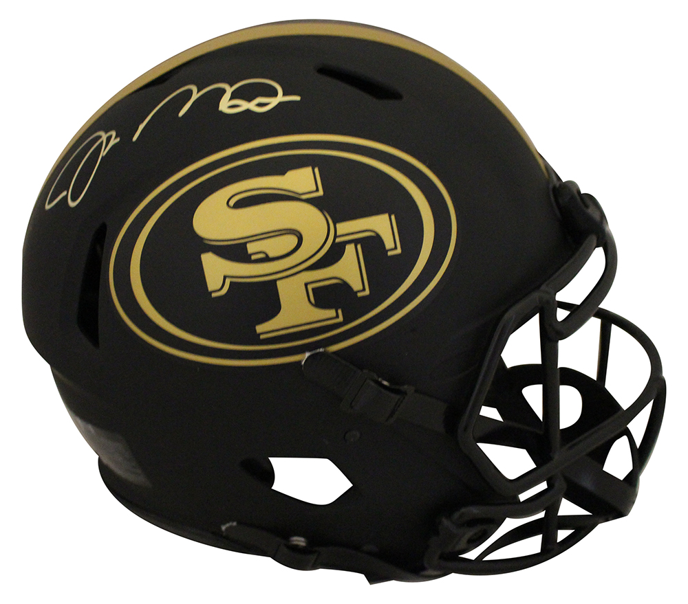 Joe Montana Signed San Francisco 49ers Authentic Eclipse Speed Helmet BAS 29627