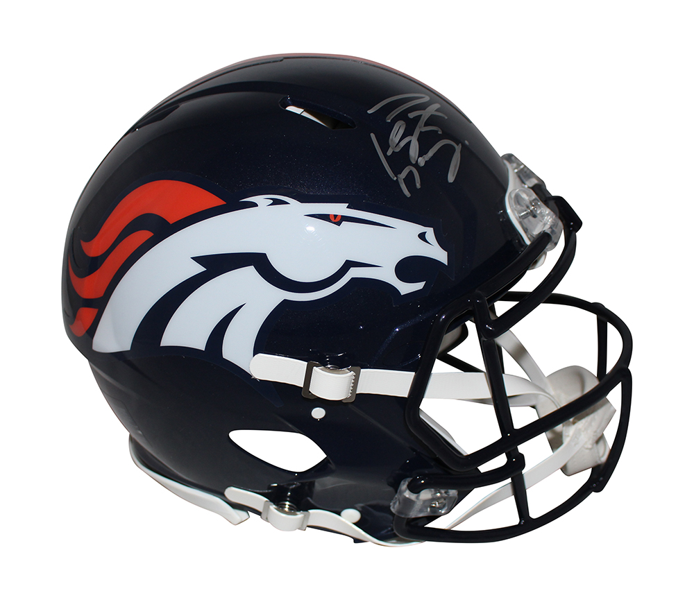 Peyton Manning Autographed Denver Broncos Authentic Speed Helmet FAN 29847