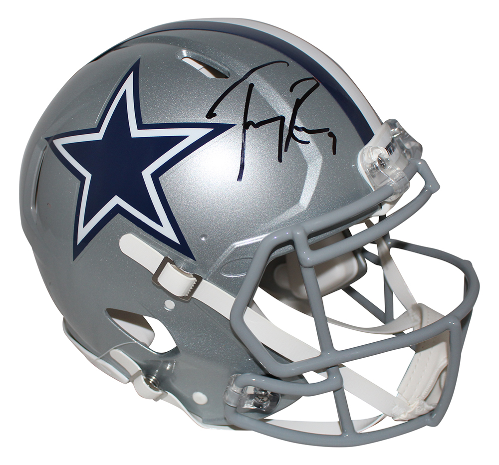 Tony Romo Autographed Dallas Cowboys Authentic Speed Helmet BAS 29856