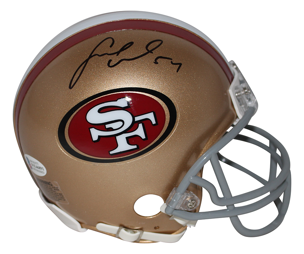 Fred Warner Autographed/Signed San Francisco 49ers Mini Helmet BAS 29870