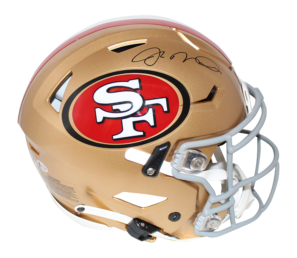 Joe Montana Signed San Francisco 49ers Authentic Speed Flex Helmet BAS 29879