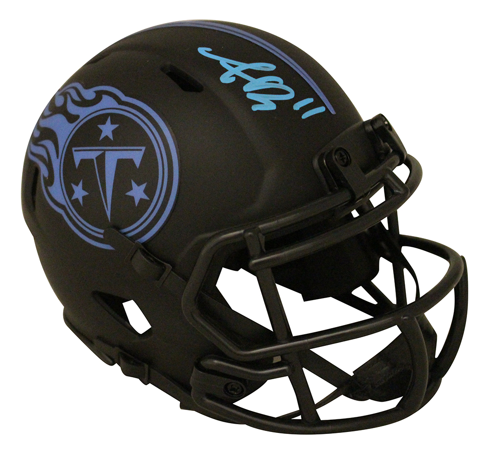 AJ Brown Autographed/Signed Tennessee Titans Eclipse Mini Helmet BAS 29889