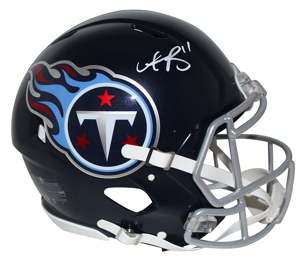 AJ Brown Autographed Tennessee Titans Authentic Speed Helmet BAS 29891