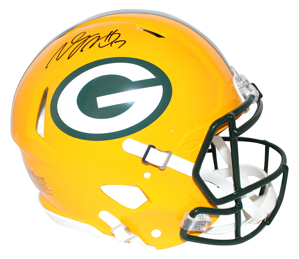 Davante Adams Autographed Green Bay Packers Authentic Speed Helmet JSA 29927