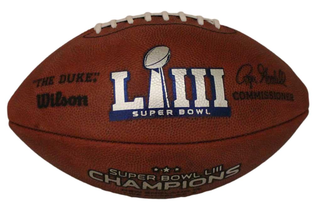 New England Patriots Super Bowl LIII Official Football New 29988