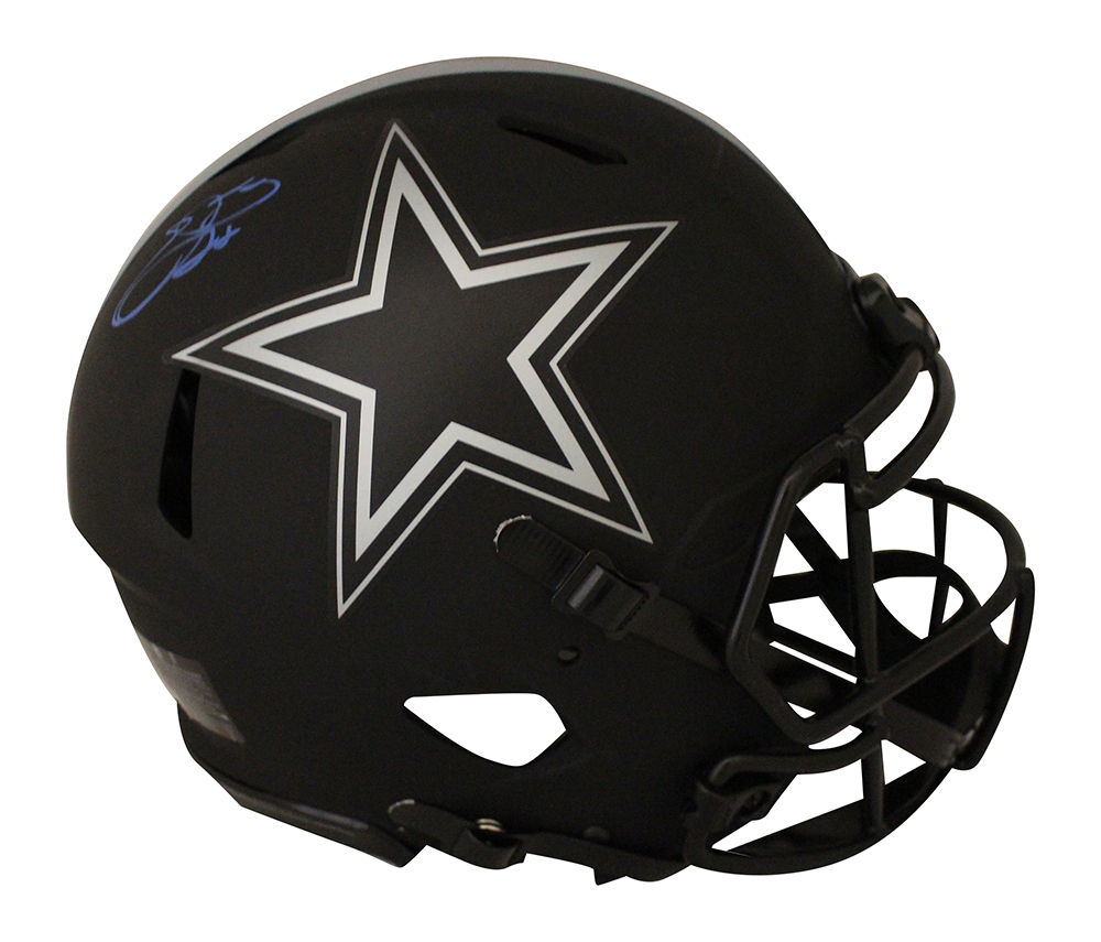 Emmitt Smith Autographed Dallas Cowboys Authentic Eclipse Helmet BAS 29379