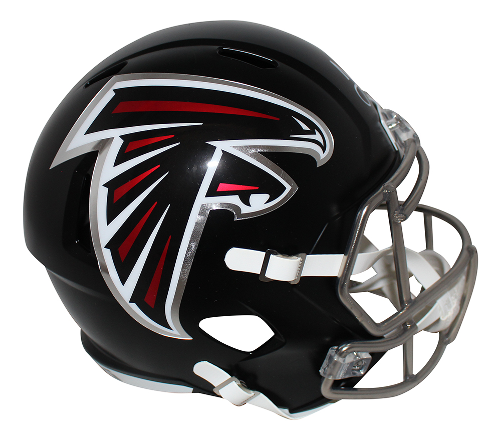 Julio Jones Autographed/Signed Atlanta Falcons F/S Speed Helmet BAS 30016