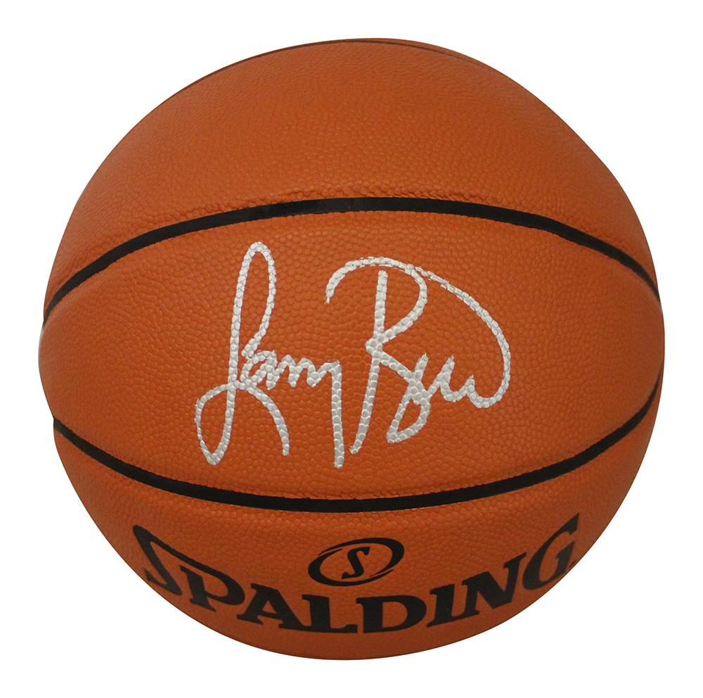 Larry Bird Autographed/Signed Boston Celtics Spalding Basketball BAS 29389