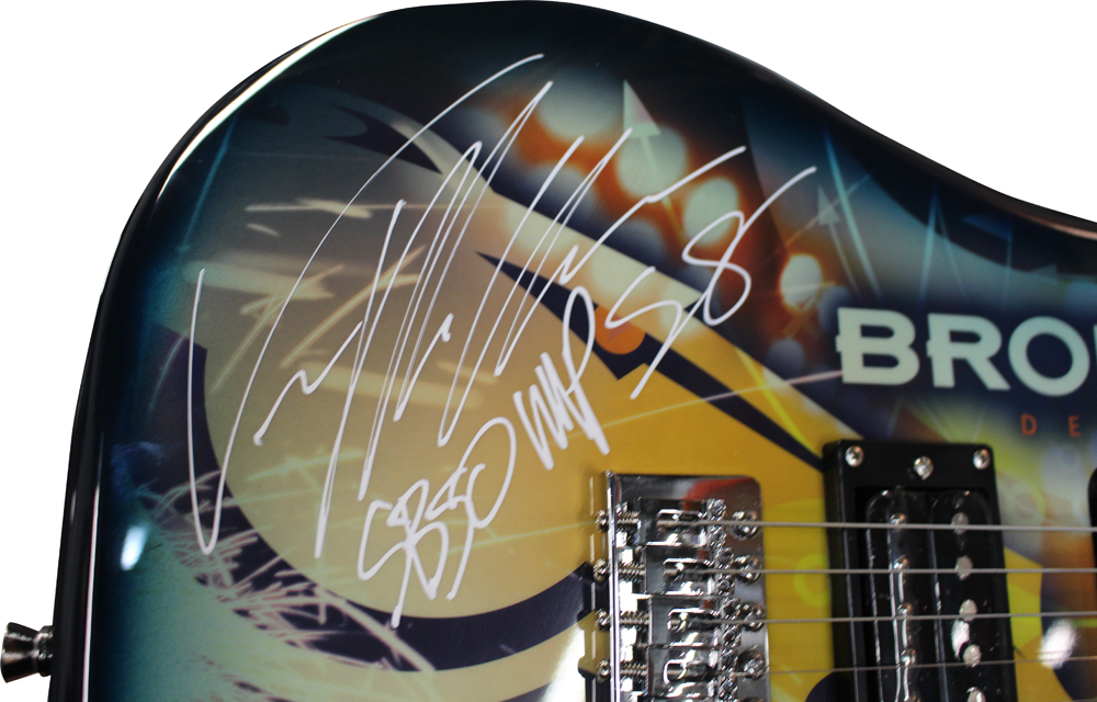 Von Miller Autographed Denver Broncos Woodrow Electric Guitar LE JSA