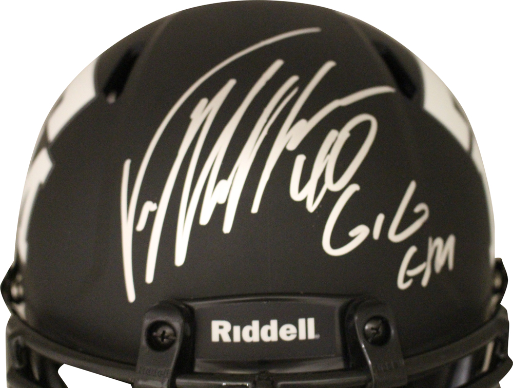 Von Miller Signed Texas A&M Aggies Authentic Eclipse Helmet Gig Em JSA 30041