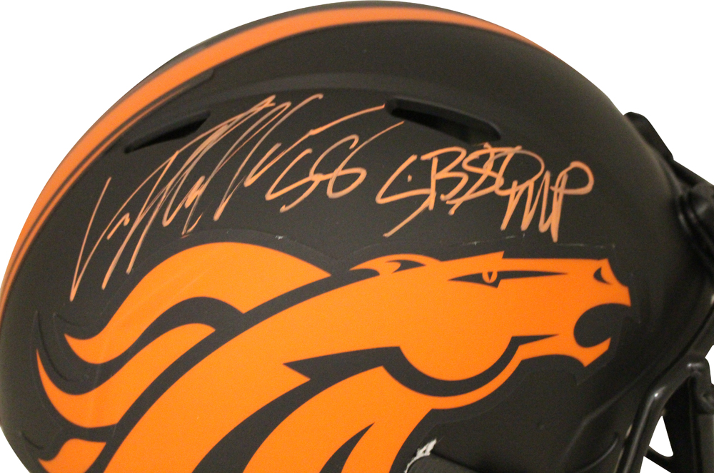 Von Miller Autographed Denver Broncos Authentic Eclipse Helmet SB MVP JSA 30043