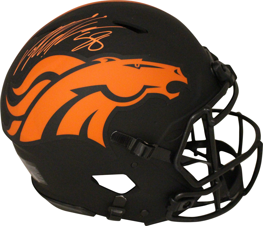 Von Miller Autographed Denver Broncos Authentic Eclipse Helmet JSA 30044