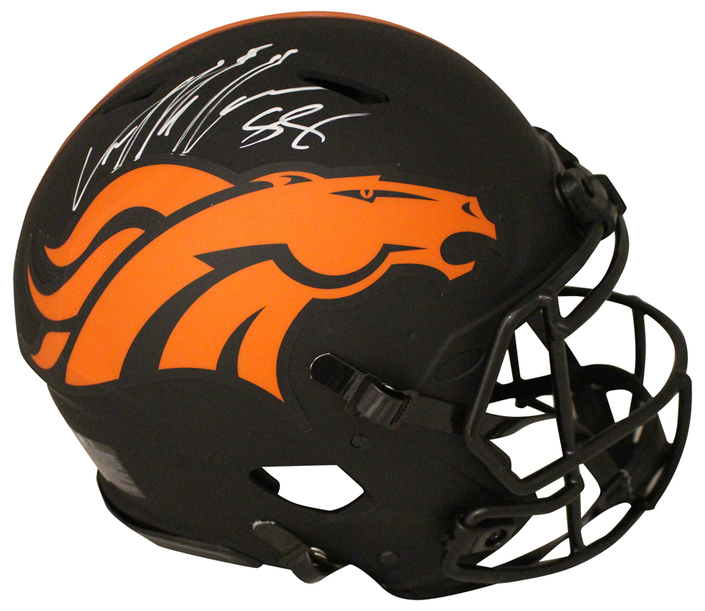 Von Miller Autographed Denver Broncos Authentic Eclipse Helmet JSA 30045