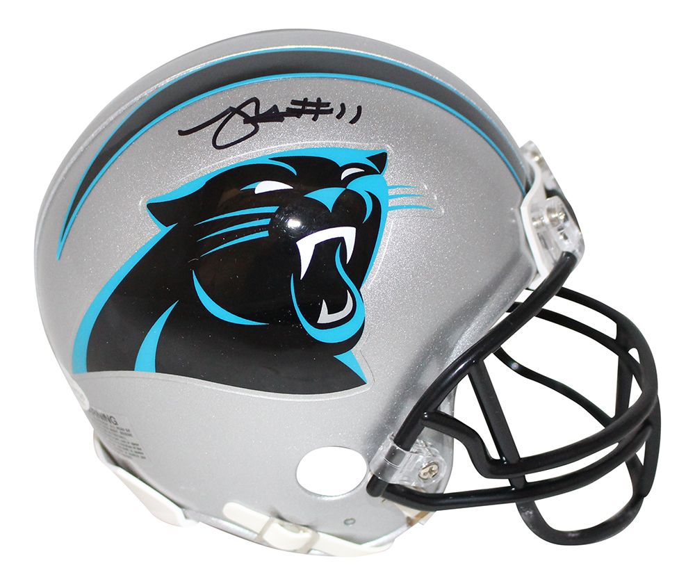 Robby Anderson Autographed/Signed Carolina Panthers Mini Helmet BAS 30361