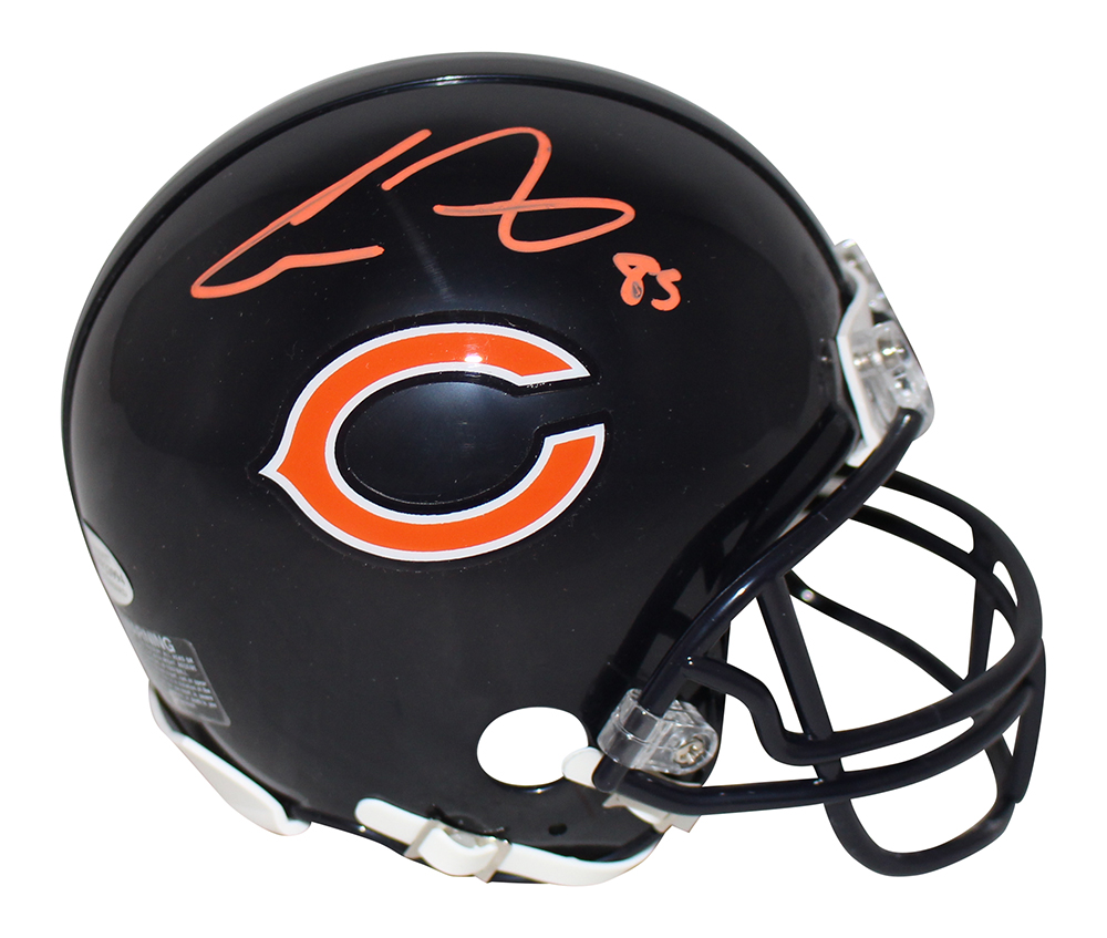 Cole Kmet Autographed/Signed Chicago Bears Mini Helmet BAS 30366