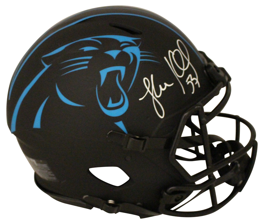 Luke Kuechly Signed Carolina Panthers Authentic Eclipse Speed Helmet BAS 30384