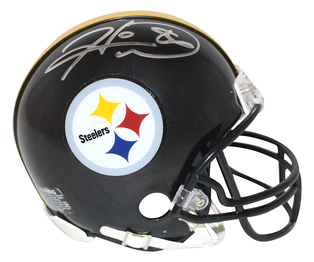 Hines Ward Autographed/Signed Pittsburgh Steelers VSR4 Mini Helmet BAS 30395