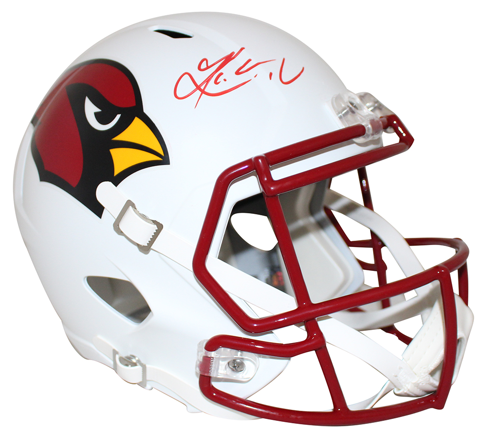 Kyler Murray Autographed Arizona Cardinals F/S Flat White Helmet BAS 29398