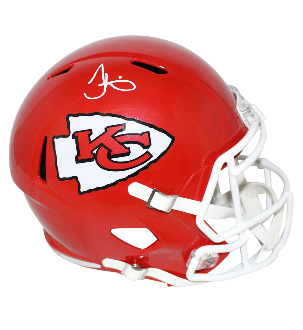 Tyreek Hill Autographed Kansas City Chiefs F/S Speed Helmet BAS 30434