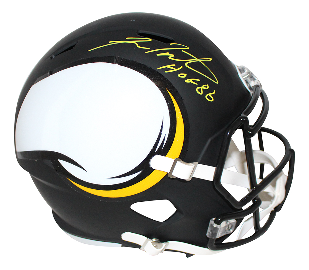 Fran Tarkenton Autographed Minnesota Vikings F/S AMP Speed Helmet JSA 30530