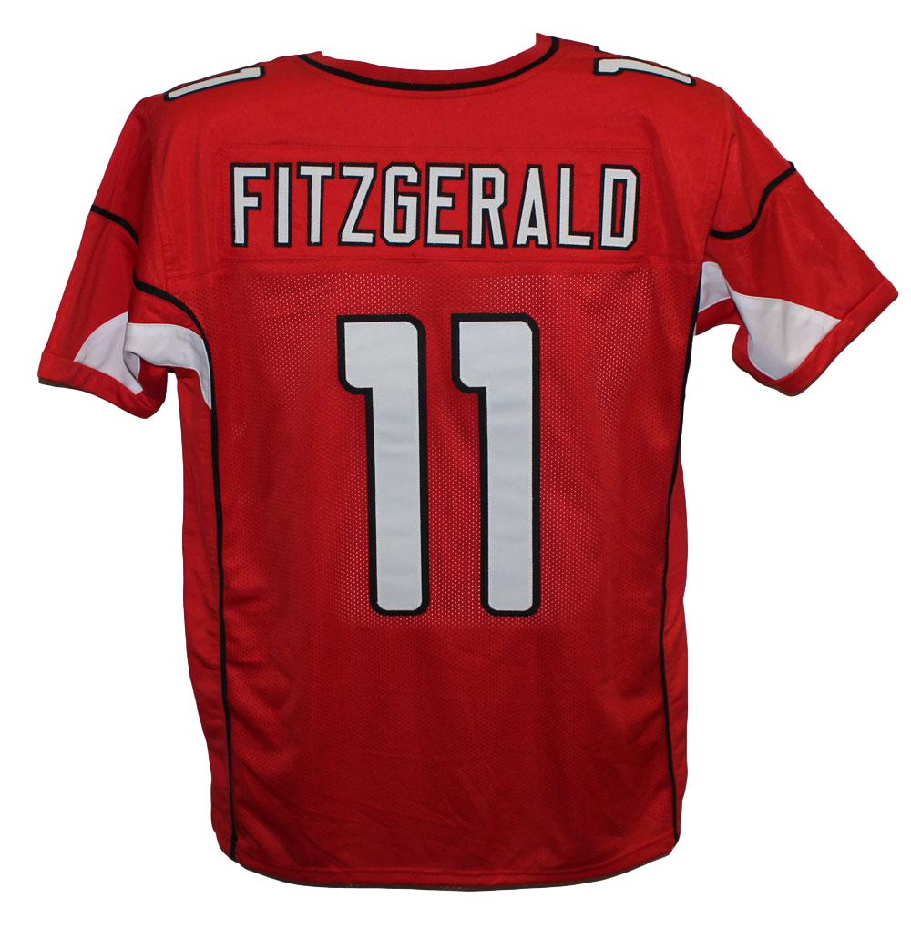 Larry Fitzgerald Custom Pro Style Red XL Jersey 29328