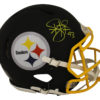 Troy Polamalu Signed Pittsburgh Steelers Authentic Flat Black Helmet BAS 29646
